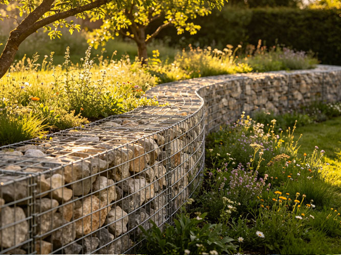 Professional Gabion Mesh Solutions For Retaining Structures Landscape Engineering